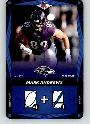 Mark Andrews - 2024 UNO Elite Core Edition - Blue - #009 - Football - Football Card Single