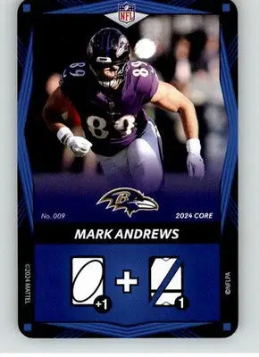 Mark Andrews - 2024 UNO Elite Core Edition - Blue - #009 - Football - Football Card Single
