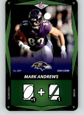 Mark Andrews - 2024 UNO Elite Core Edition - Green - #009 - Football