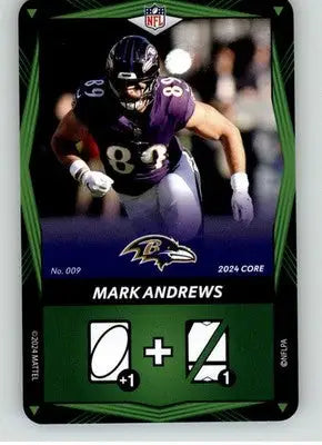 Mark Andrews - 2024 UNO Elite Core Edition - Green - #009 - Football - Football Card Single