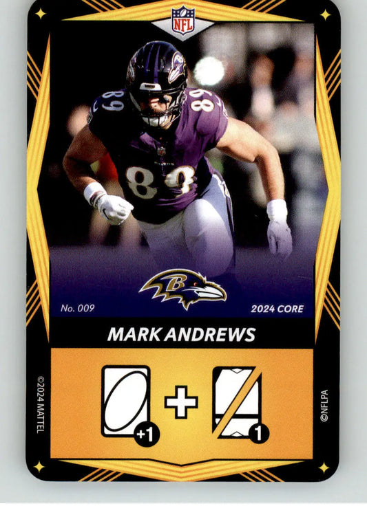 Mark Andrews - 2024 UNO Elite Core Edition - Yellow - #009 - Football - Football Card Single