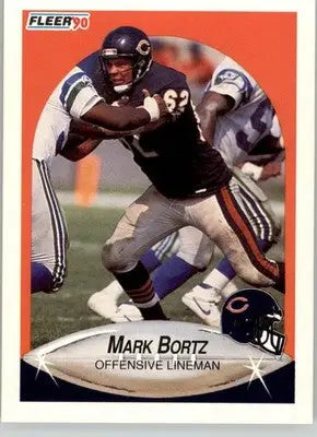 Mark Bortz - 1990 Fleer Update - #U-109 - RC Football - Football Card Single
