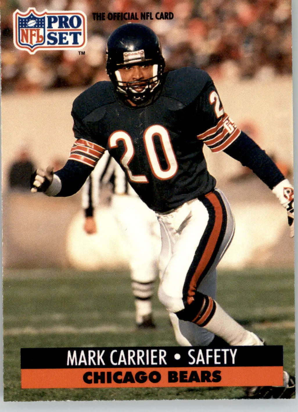 Mark Carrier - 1991 Pro Set - #101 - Football - Football Card Single