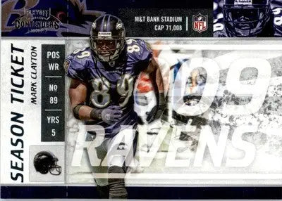 Mark Clayton - 2009 Playoff Contenders - #9 - Football - Football Card Single