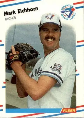 Mark Eichhorn - 1988 Fleer - #108 - Baseball - Baseball Card Single
