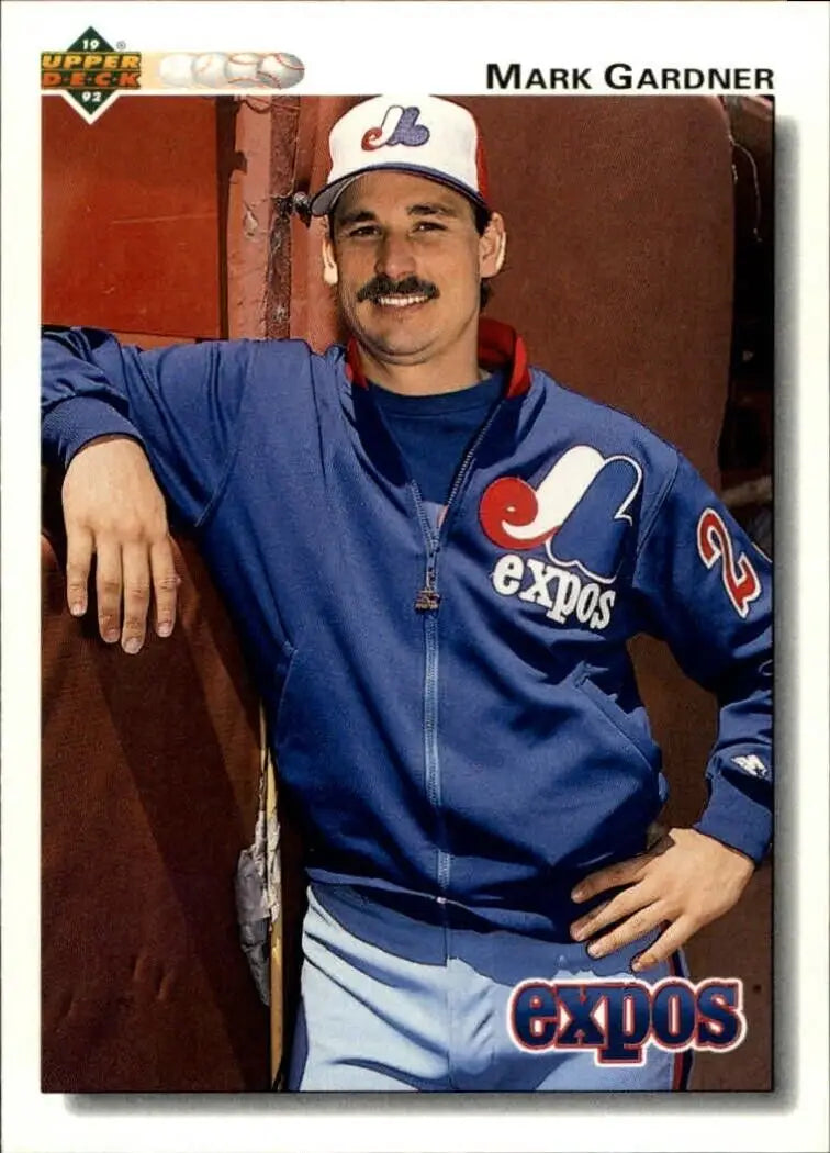 Mark Gardner 1992 Upper Deck MLB #557 Baseball Card Montreal Expos