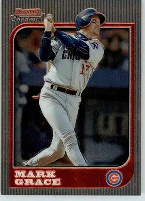 Mark Grace - 1997 Bowman Chrome - #64 - Baseball - Baseball Card Single