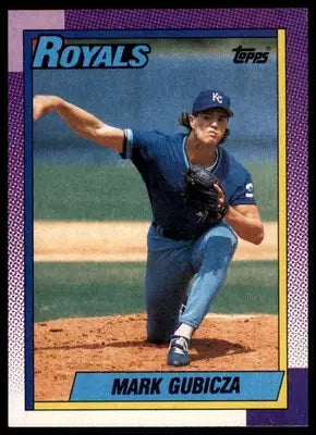Mark Gubicza 1990 Topps #20 Kansas City Royals - Baseball Card Single