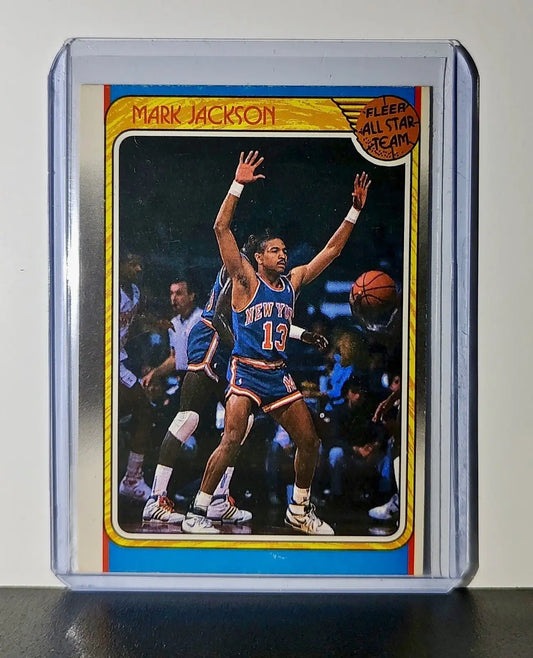 Mark Jackson 1988 Fleer All Star Team NBA #121 Card New York Knicks - Basketball Card Single