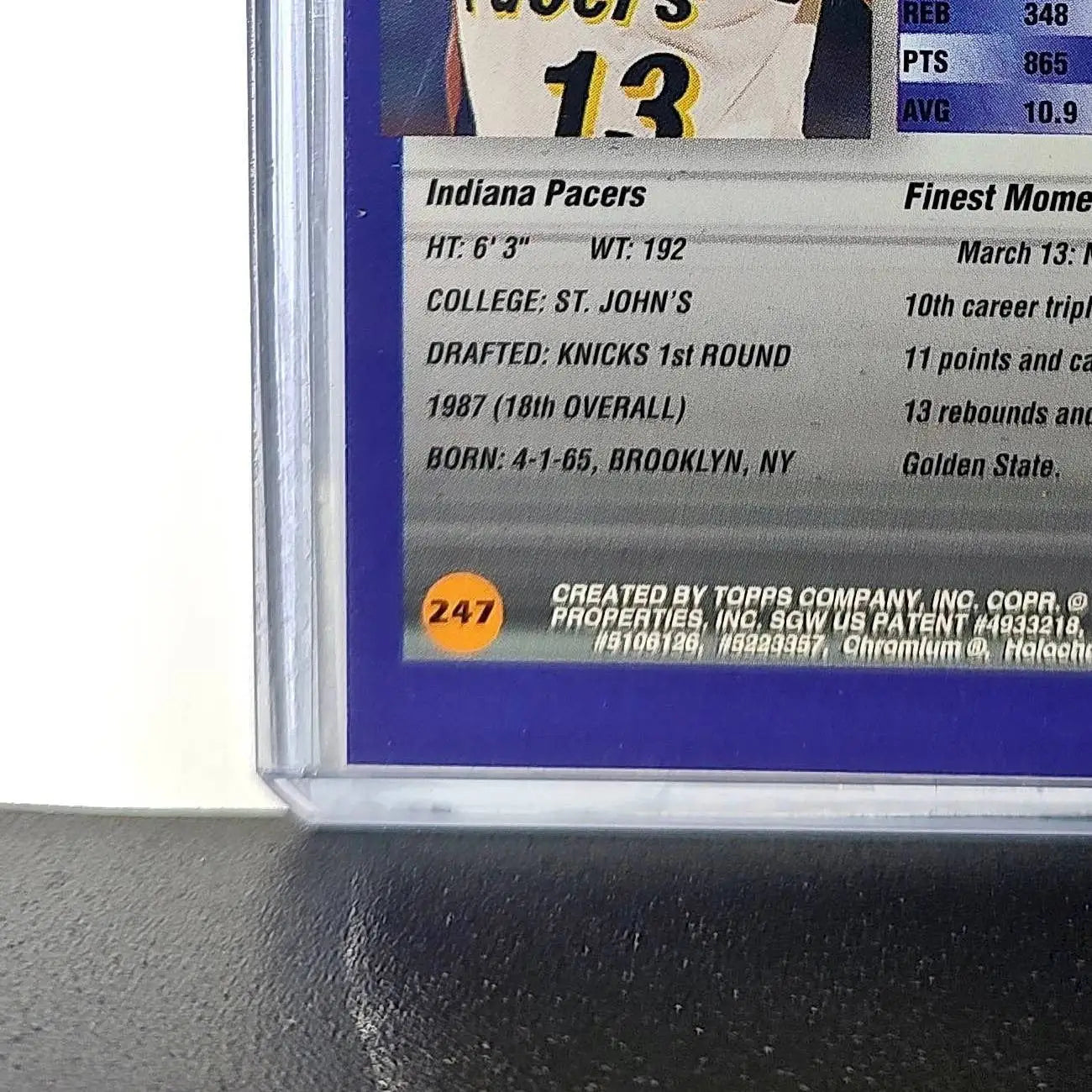Mark Jackson 1994-95 Topps Finest #247 Basketball Card - Basketball Card Single