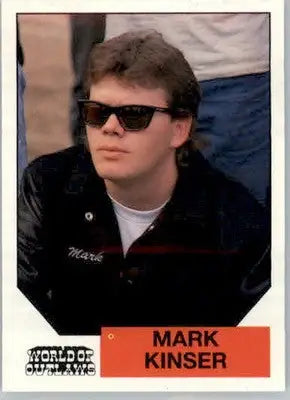 Mark Kinser - 1990 World of Outlaws - #12 - Racing - Racing Card Single
