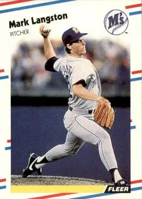 Mark Langston - 1988 Fleer - #377 - Baseball - Baseball Card Single