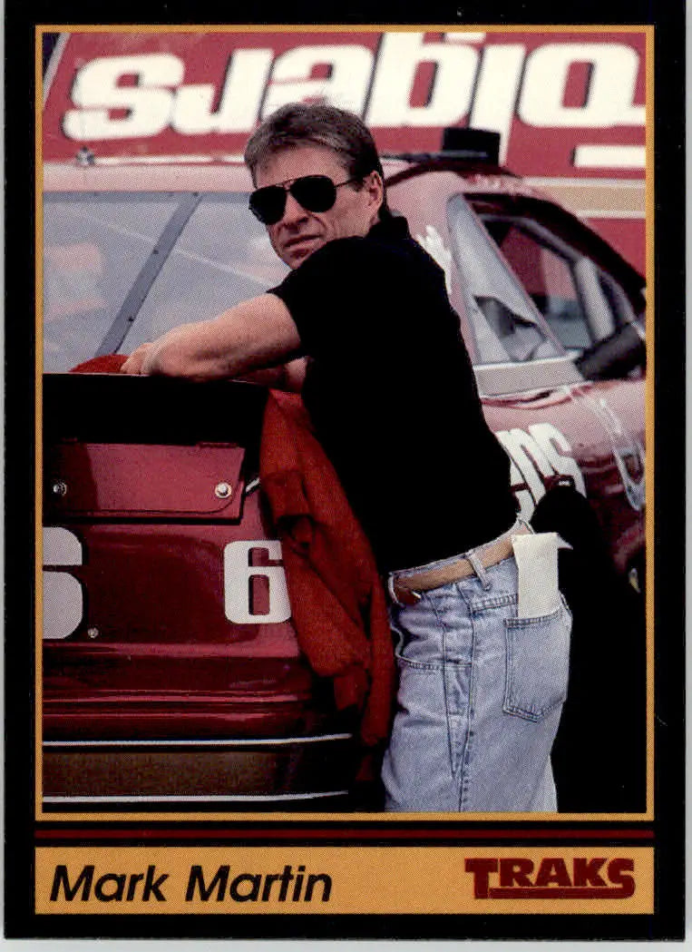 Mark Martin - 1991 Traks - #50 - Racing - Racing Card Single