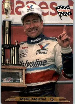 Mark Martin - 1993 Action Packed - #9 - Racing - Racing Card Single