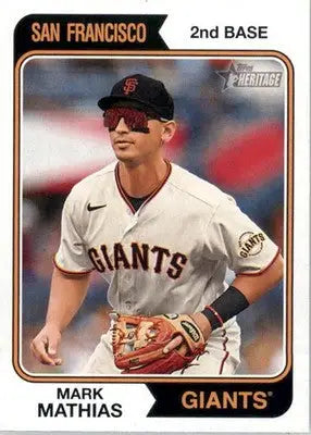 Mark Mathias - 2023 Topps Heritage - #528 - Baseball - Baseball Card Single