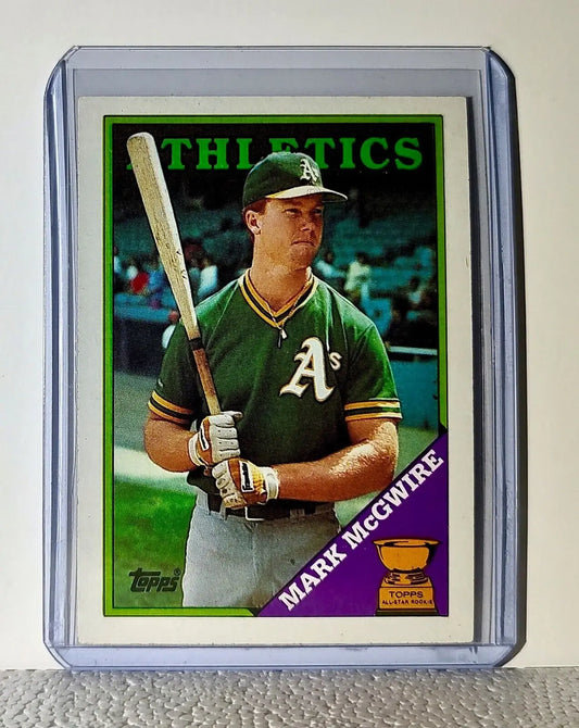Mark McGwire 1988 Topps MLB #580 Baseball Card Oakland Athletics - Baseball Card Single