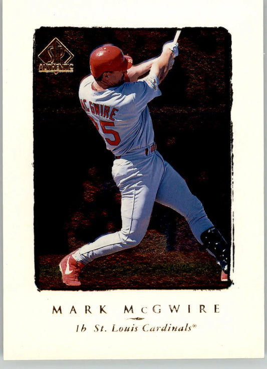 Mark McGwire - 1998 SP Authentic - #160 - Baseball - Baseball Card Single