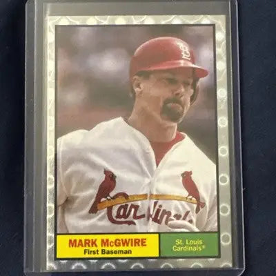 Mark McGwire 2024 Topps Archives -1961- End Cap Foil Trim. St Louis Cardinals - Baseball Card Single
