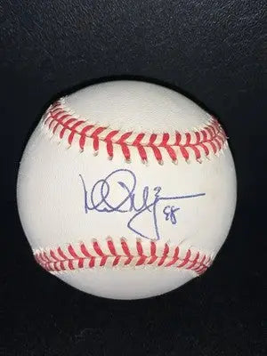 Autographed Mark McGwire Official National League Baseball with red stitching
