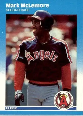 Mark McLemore - 1987 Fleer Update - #U-77 - Baseball - Baseball Card Single