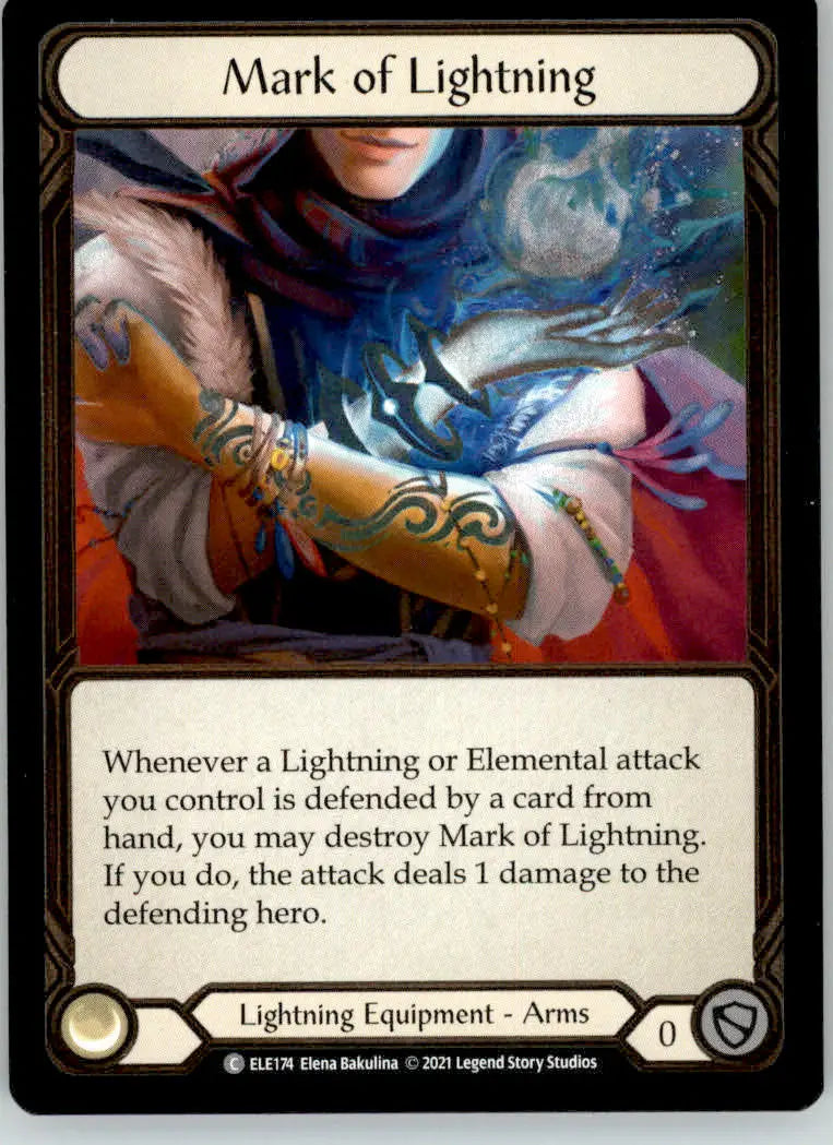 Mark of Lightning - Tales of Aria - ELE174 - 1st Edition Cold Foil NM - Other