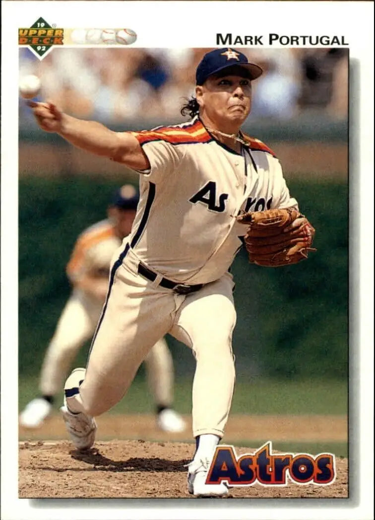 Mark Portugal 1992 Upper Deck MLB #448 Baseball Card Houston Astros - Baseball Card Single