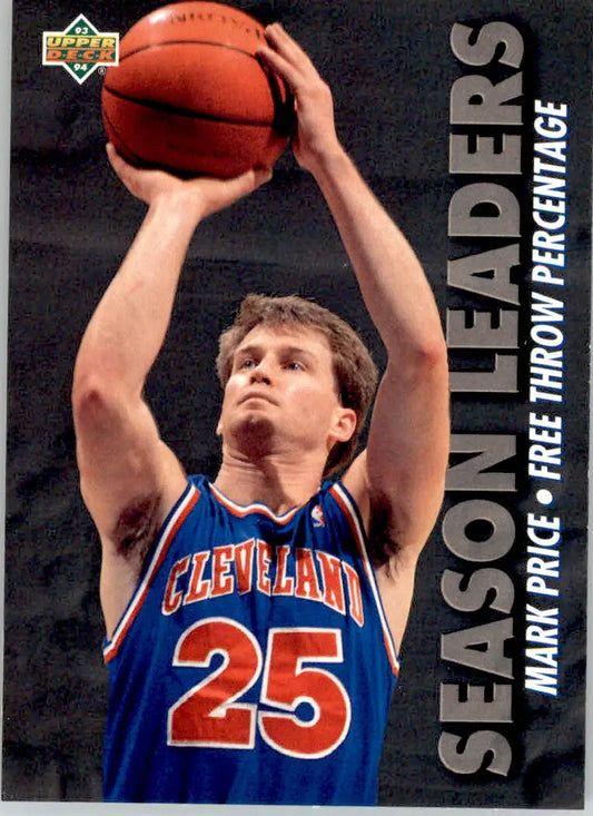 Mark Price - 1993-94 Upper Deck - #173 - Basketball - Basketball Card Single