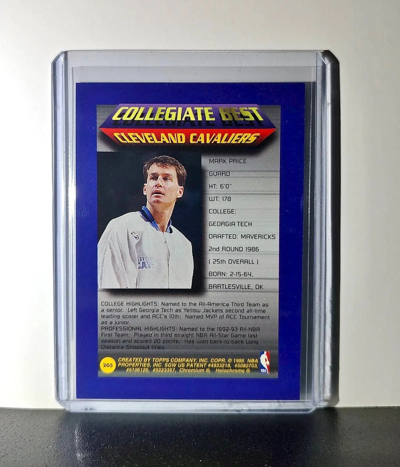 Mark Price 1994-95 Topps Finest #205 Collegiate Best
