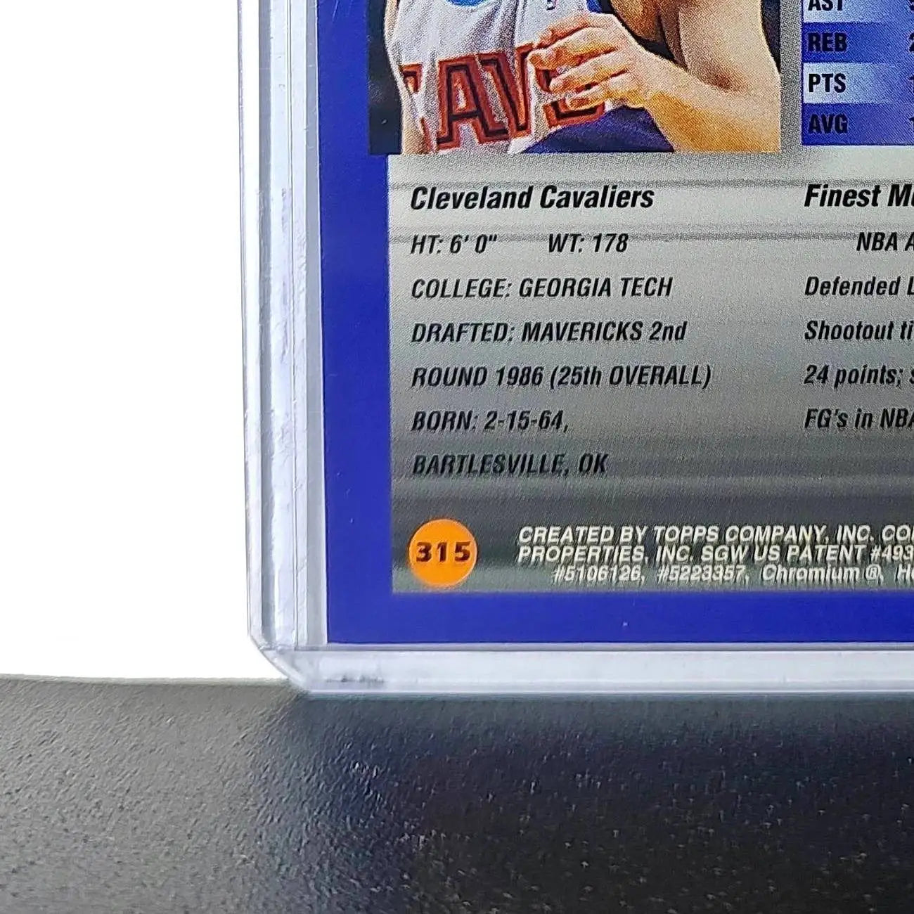 Mark Price 1994-95 Topps Finest #315 Basketball Card