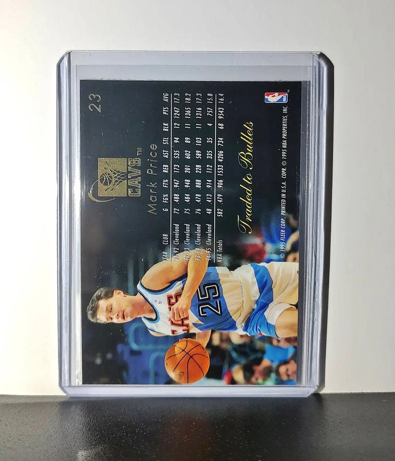 Mark Price 1995-96 Flair NBA #23 Card Washington Bullets