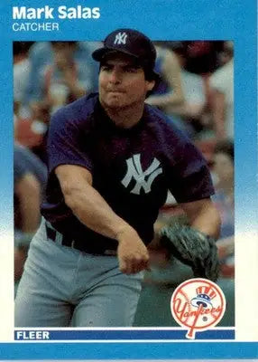 Mark Salas - 1987 Fleer Update - #U-106 - Glossy Baseball - Baseball Card Single