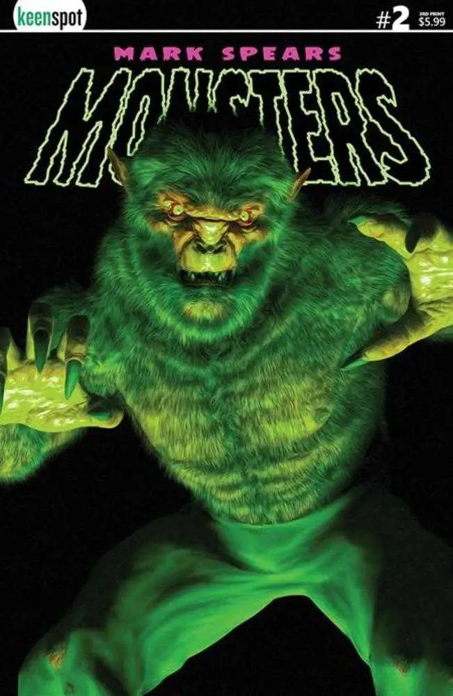 Mark Spears Monsters #2 3rd Print Cover A Mark Spears The Werewolf - Comic Book