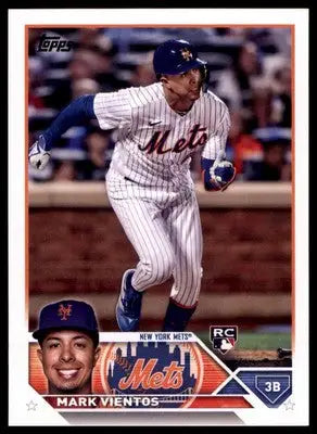Mark Vientos Rookie 2023 Topps #550 New York Mets - Baseball Card Single