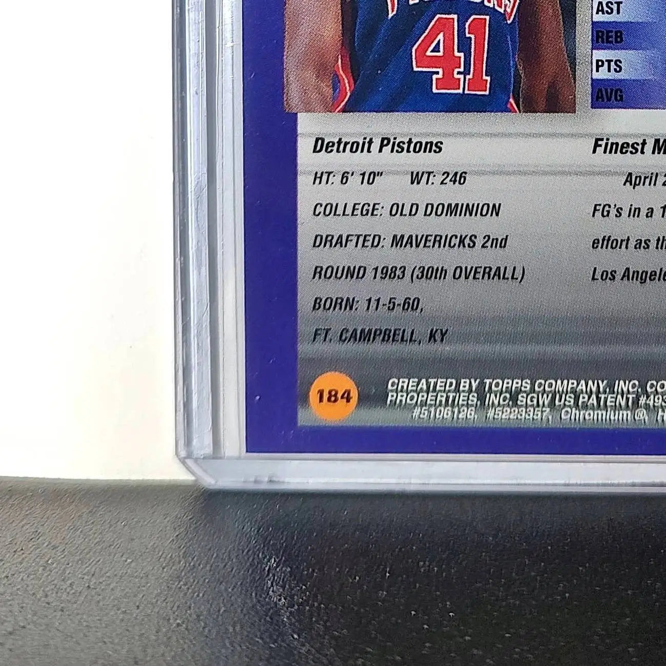 Mark West 1994-95 Topps Finest #184 Basketball Card - Basketball Card Single