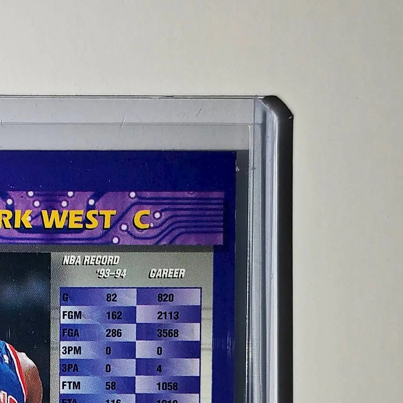 Mark West 1994-95 Topps Finest #184 Basketball Card - Basketball Card Single