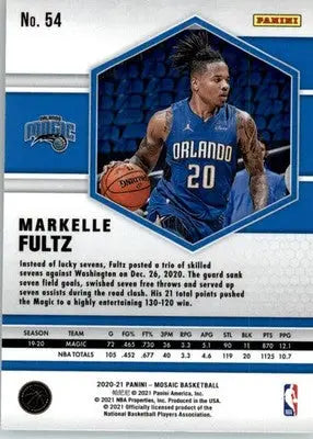 Markelle Fultz - 2020-21 Panini Mosaic - #54 - Basketball - Basketball Card Single