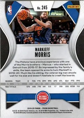 Markieff Morris - 2019-20 Panini Prizm - #245 - Basketball - Basketball Card Single