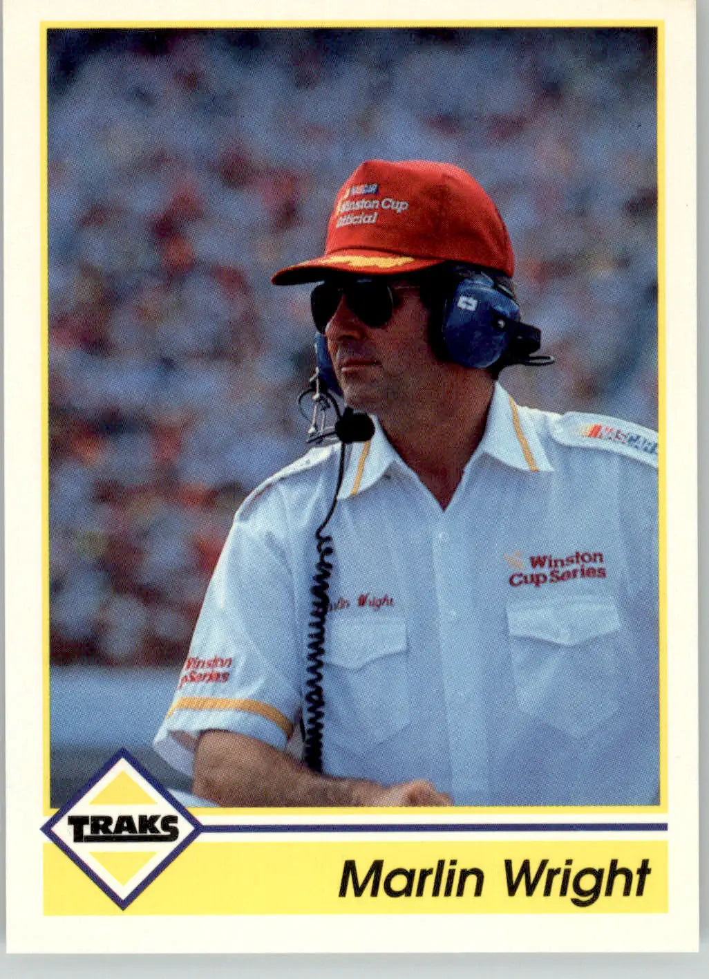 Marlin Wright - 1992 Traks - #160 - Racing - Racing Card Single