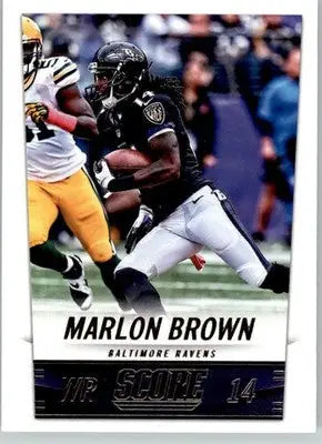 Marlon Brown - 2014 Score - #17 - Football - Football Card Single