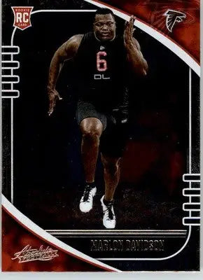Marlon Davidson - 2020 Panini Absolute - #180 - Retail RC Football - Football Card Single