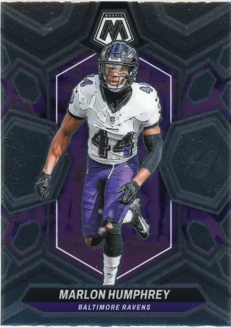 Marlon Humphrey 2024 Panini Mosaic #20 Baltimore Ravens Football Card NFL Sports - Football Card Single