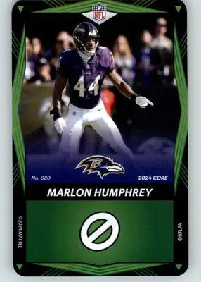 Marlon Humphrey - 2024 UNO Elite Core Edition - Green - #080 - Football - Football Card Single