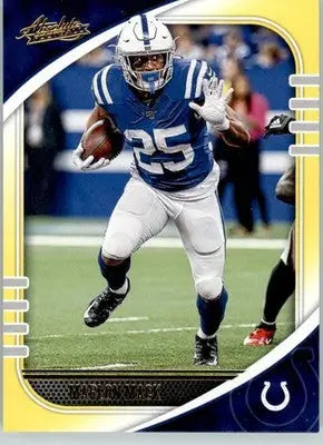 Marlon Mack - 2020 Panini Absolute - #39 - Yellow Football - Football Card Single
