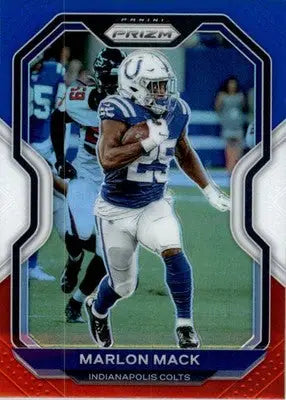 Marlon Mack - 2020 Panini Prizm - #86 - Prizm Red White and Blue Football - Football Card Single