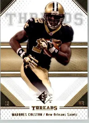 Marques Colston - 2009 SP Threads - #68 - Football - Football Card Single
