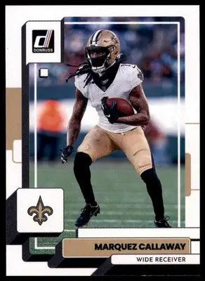 Marquez Callaway 2022 Donruss #243 New Orleans Saints - Football Card Single