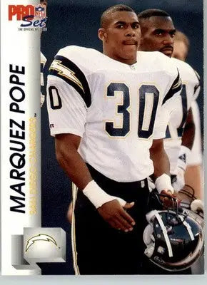 Marquez Pope - 1992 Pro Set - #641 - RC Football - Football Card Single