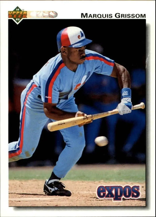 Marquis Grissom 1992 Upper Deck MLB #455 Baseball Card Montreal Expos - Baseball Card Single