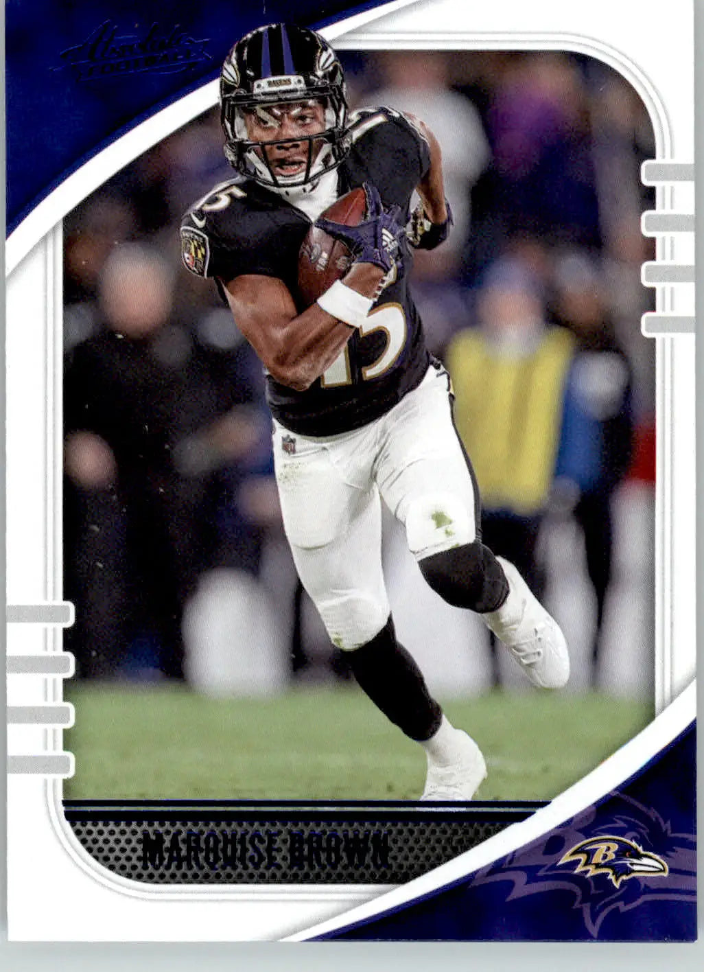 Marquise Brown - 2020 Panini Absolute - #84 - Blue Football - Football Card Single