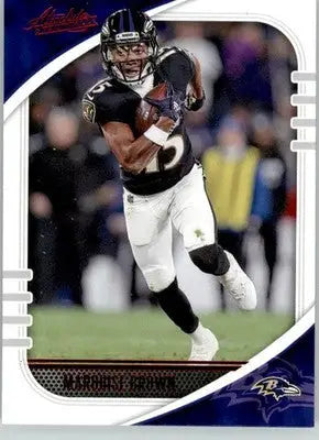 Marquise Brown - 2020 Panini Absolute - #84 - Red Football - Football Card Single
